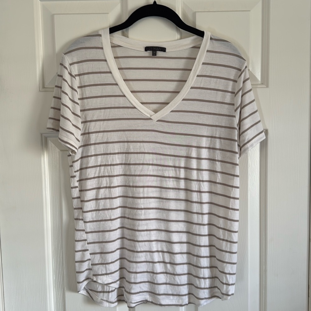 21 Main striped tee